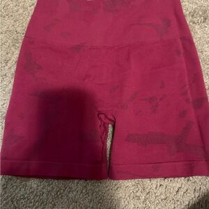 Aurola Women's Red Camo Shorts